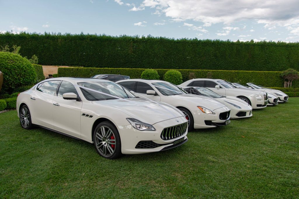Maserati Ferrari Rolls Royce Range Rover Wedding Car Hire in Sydney