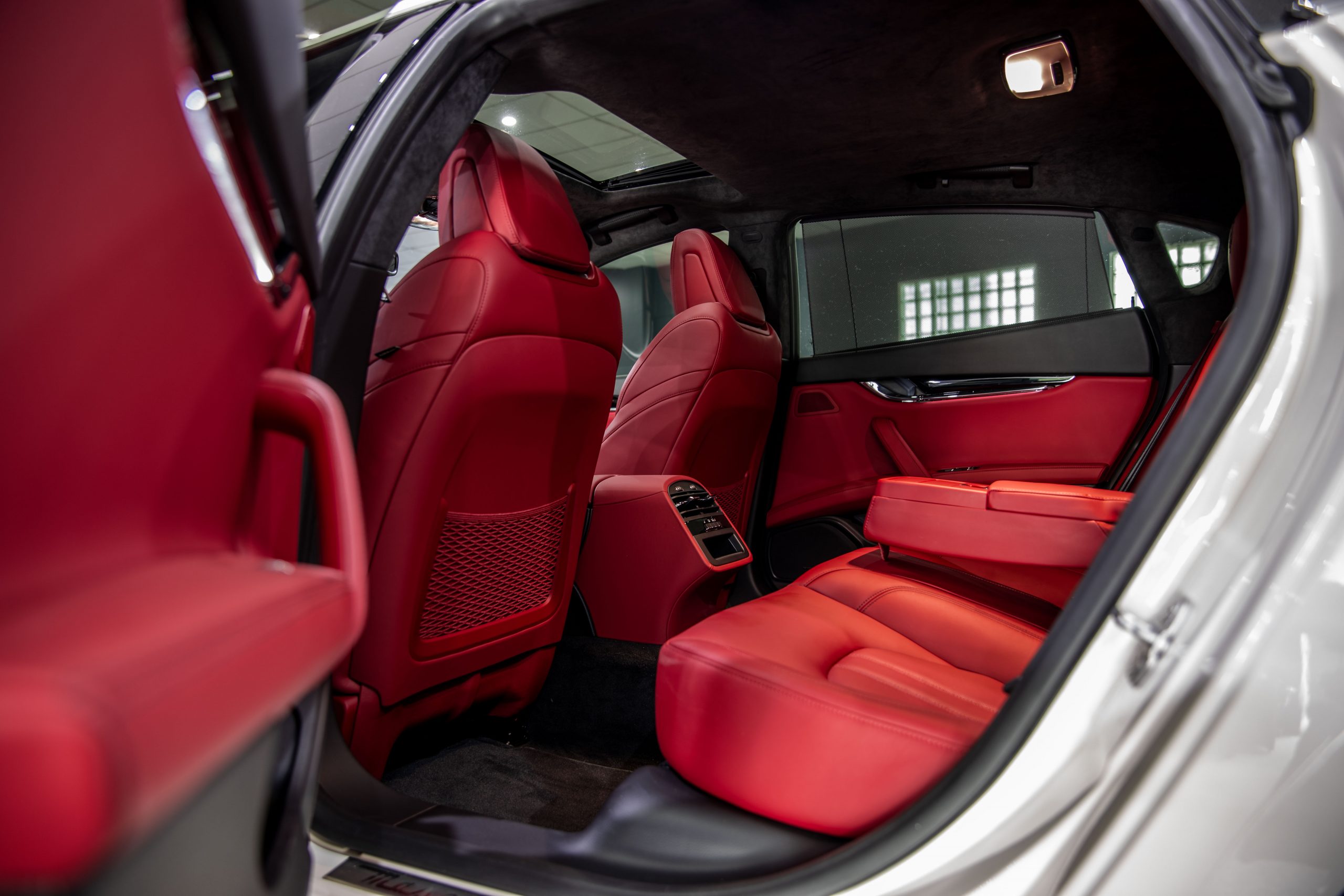 car interior red