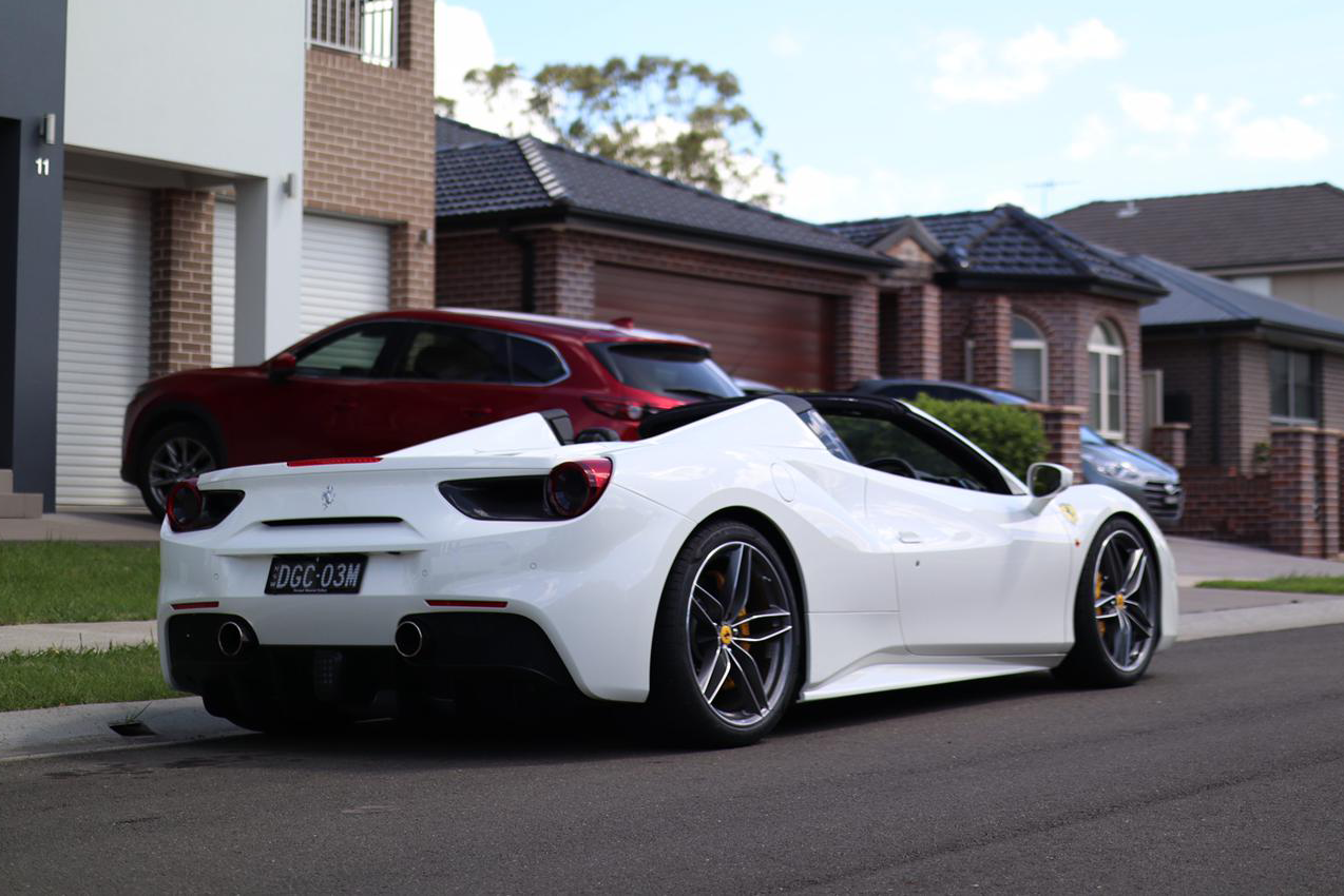 ferrari wedding car