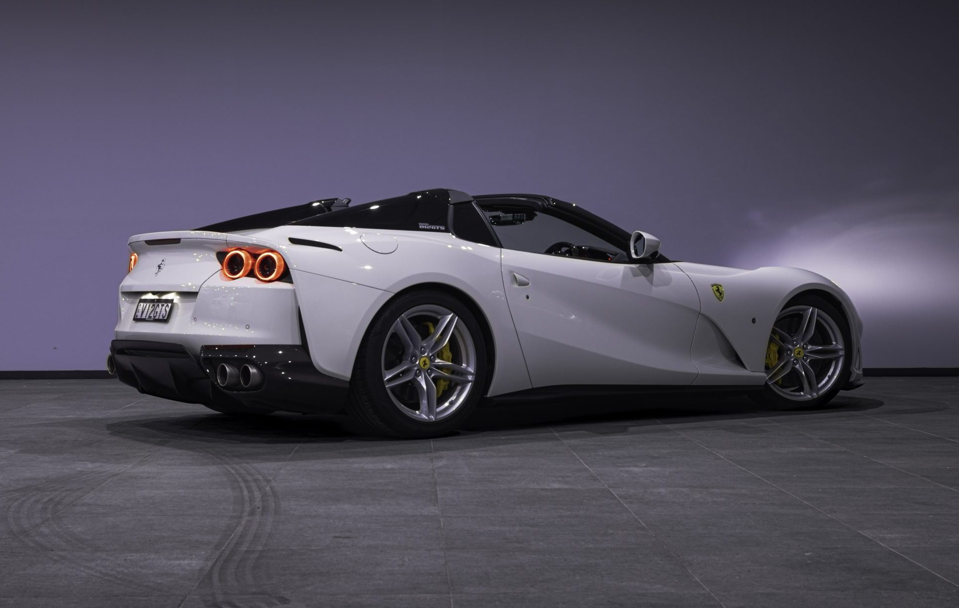 ferrari white wedding car